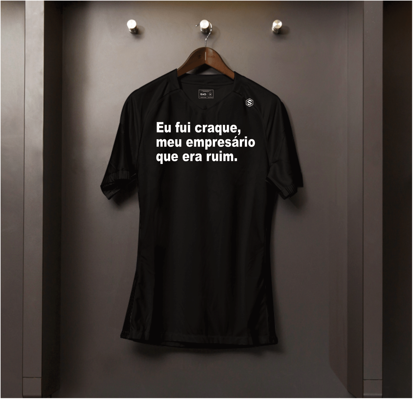 Camisa algodão Eu fui craque meu empresario que era ruim