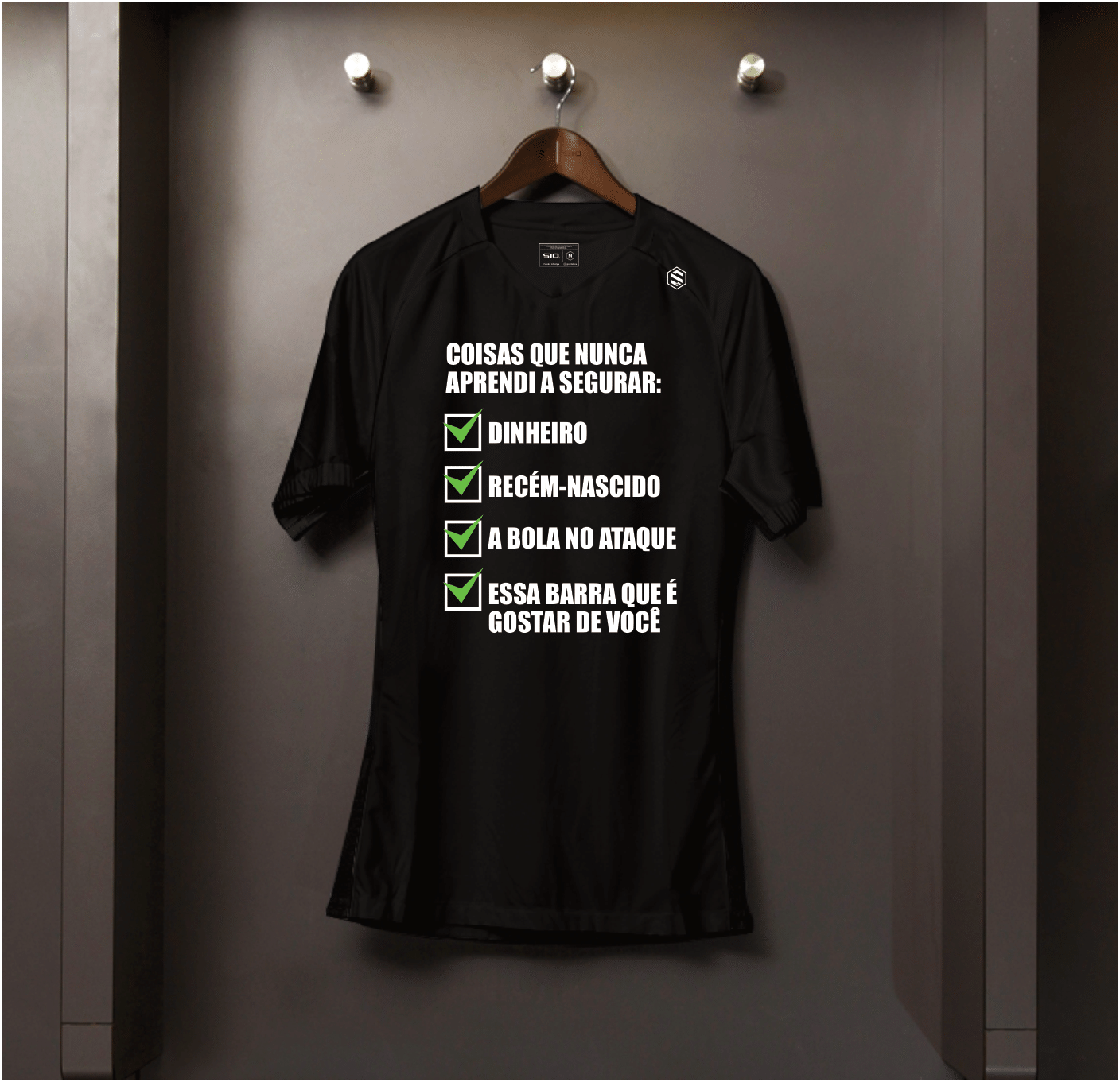 Camisa algodão Coisas que nunca aprendi a segurar