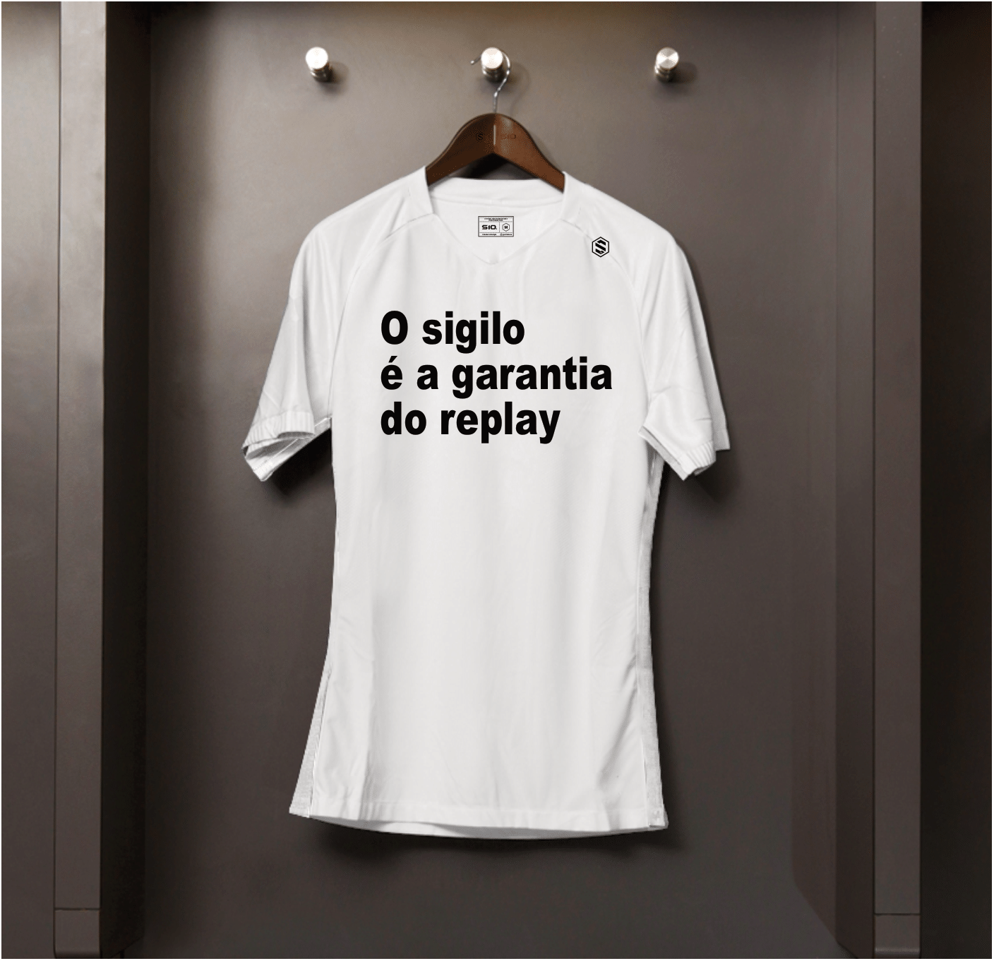 Camisa algodão Sigilo é a Garantia do Raplay