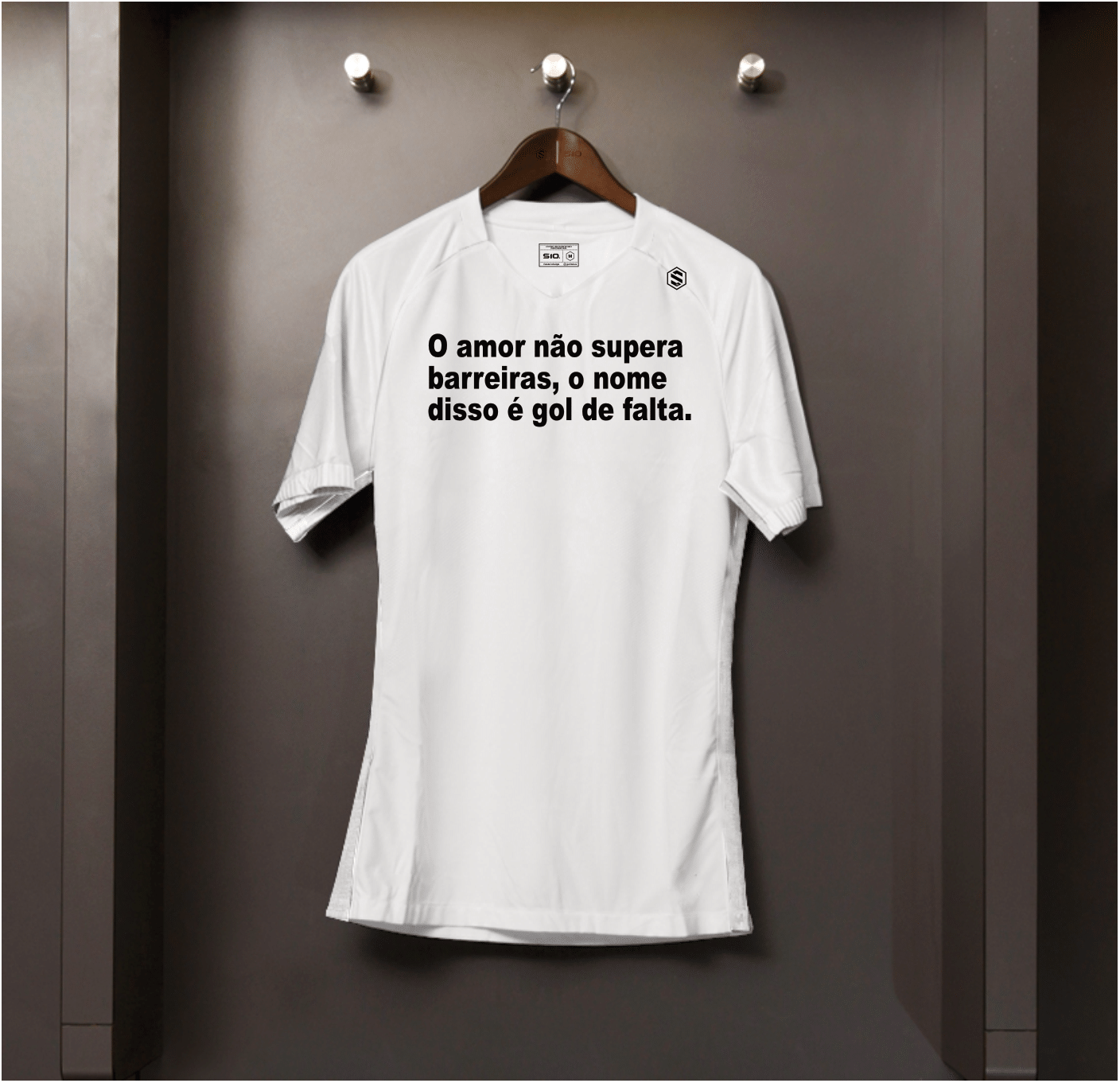Camisa algodão Amor não supera barreiras