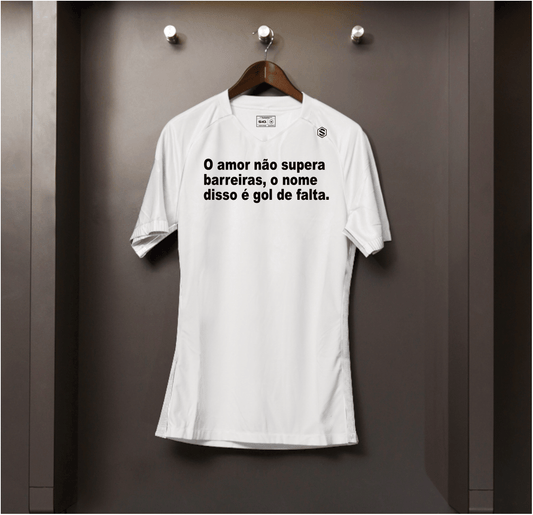 Camisa algodão Amor não supera barreiras