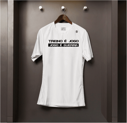 Camisa algodão Treino é jogo jogo é guerra