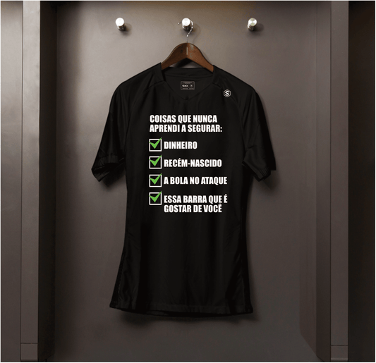 Camisa algodão Coisas que nunca aprendi a segurar