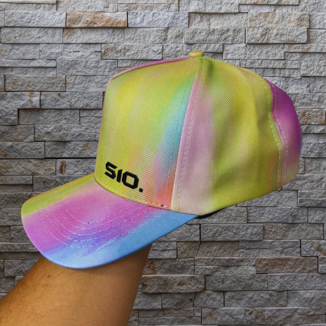 Boné Americano Tie Dye logo pequena s10